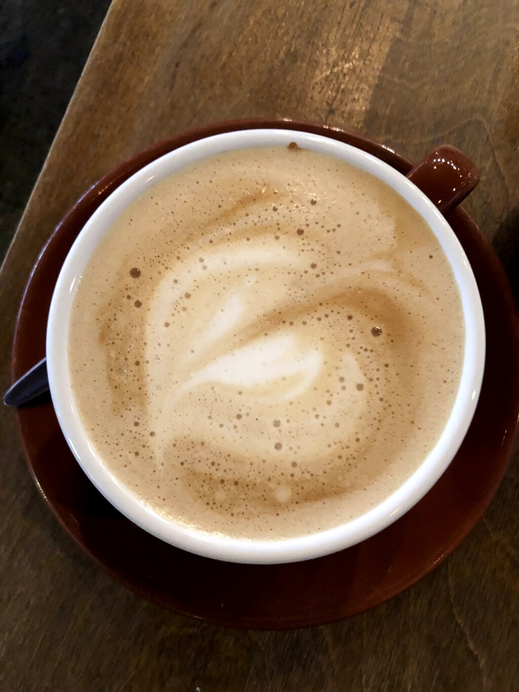 flat white at Can't Remember Cafe, somewhere in Newtown