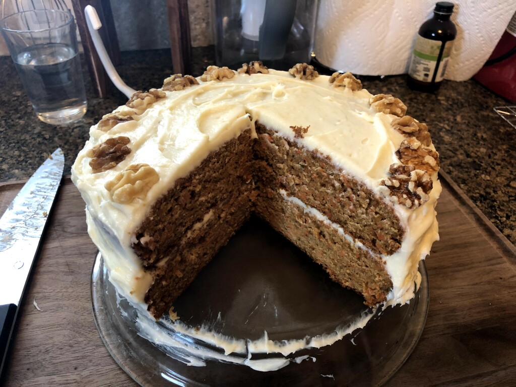 That is a great carrot cake. ::handshake::