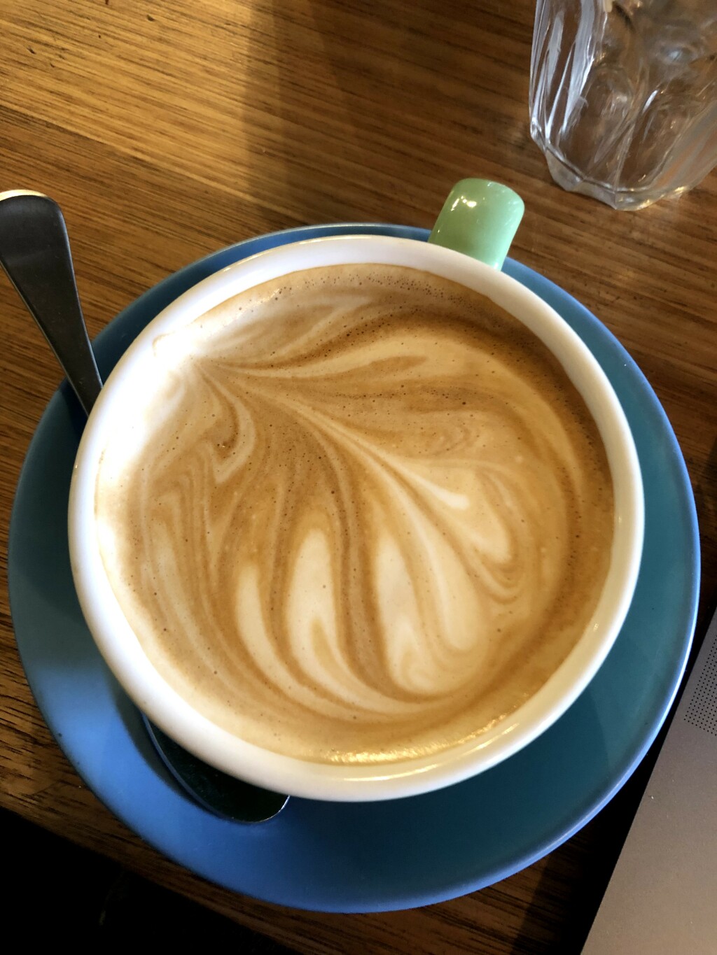 flat white at the Hot Poppy cafe, North Melbourne