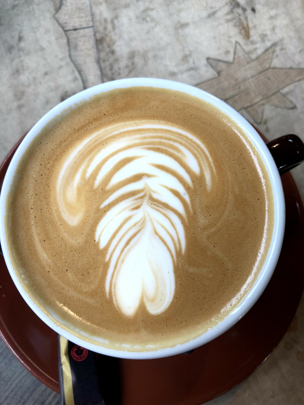 flat white at Can't Remember Cafe, somewhere in Newtown