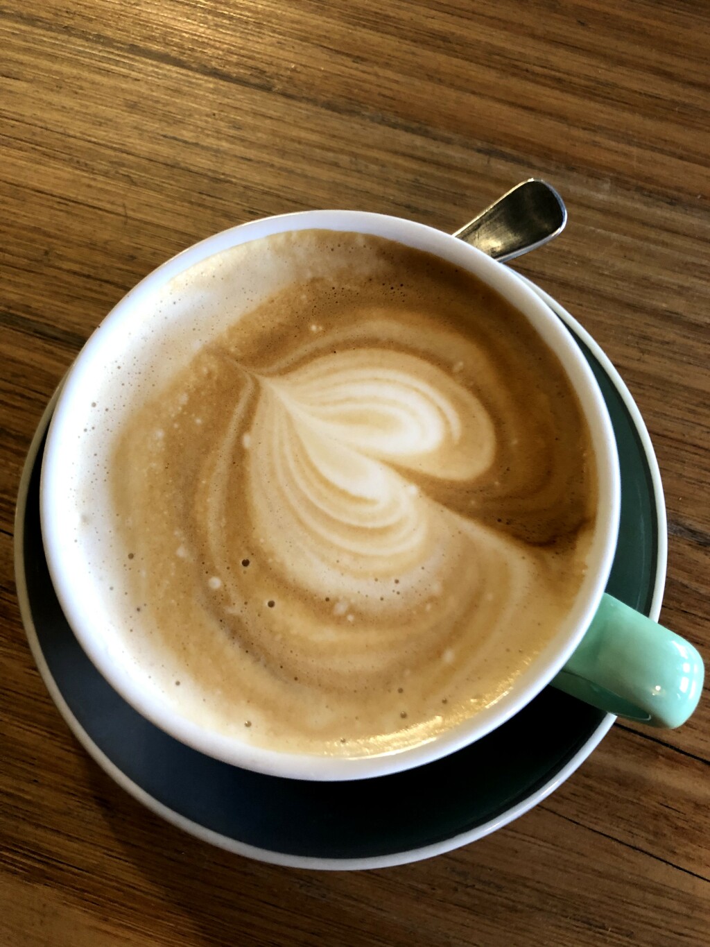 flat white at the Hot Poppy cafe, North Melbourne