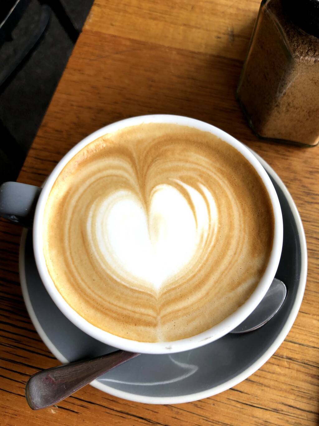 flat white at the Hot Poppy cafe, North Melbourne