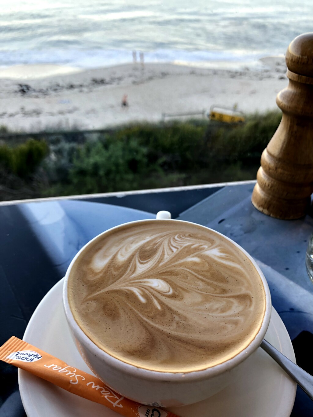 flat white at the Barchetta, Cottesloe